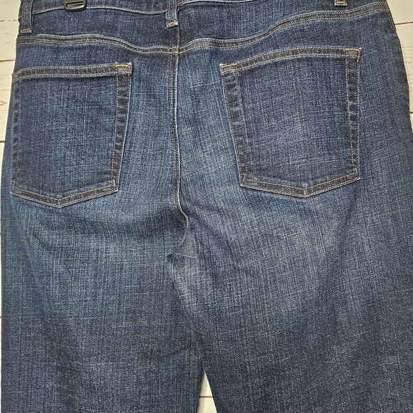 Eileen Fisher Organic Cotton Denim Wide Leg Jeans - Picture 6 of 6